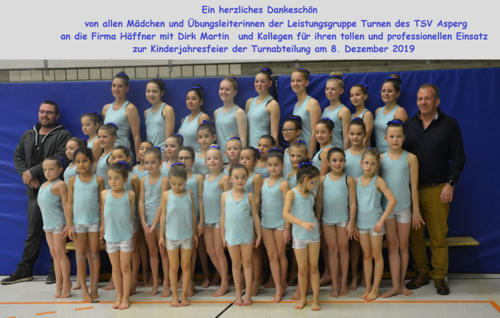 Leistungsgruppe Turnen des TSV Asperg
